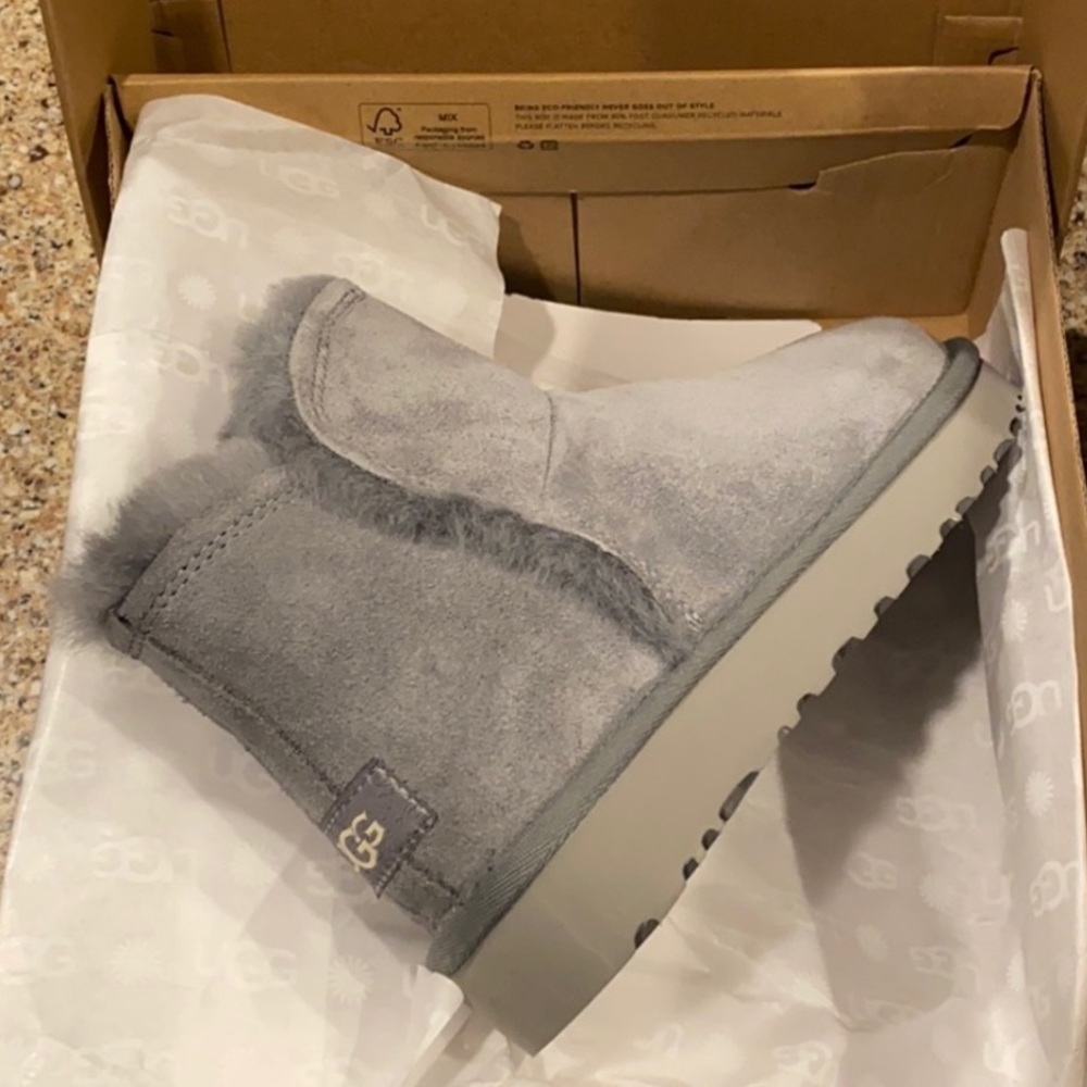 UGG Classic Mini Fluff High-Low Boot